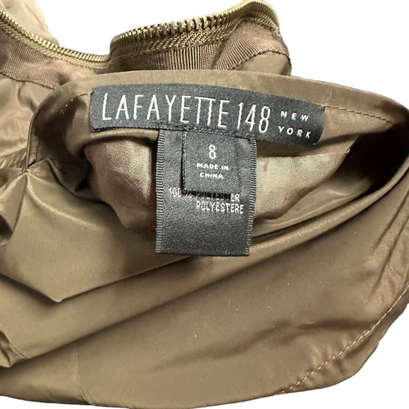 Lafayette 148 Reversible Jacket Womens Sz‎ 8 Brown Animal Print Windbreaker Coat - Picture 2 of 11